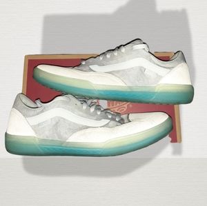 Vans Gray & Jade Green Shoes Size 8